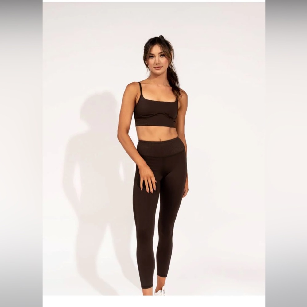 Ivl Collective Rib Combo Legging Java 8 - image 2